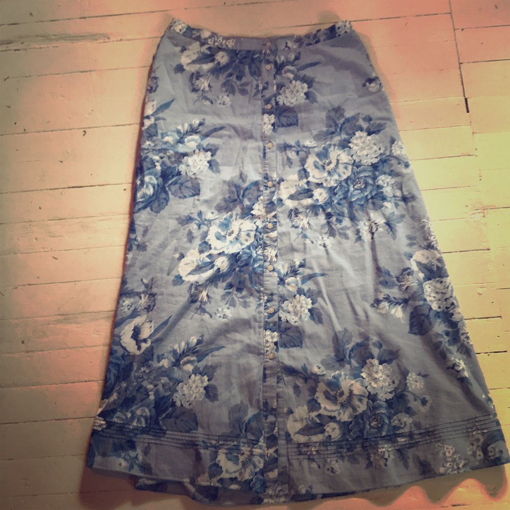 100% Cotton Floral skirt